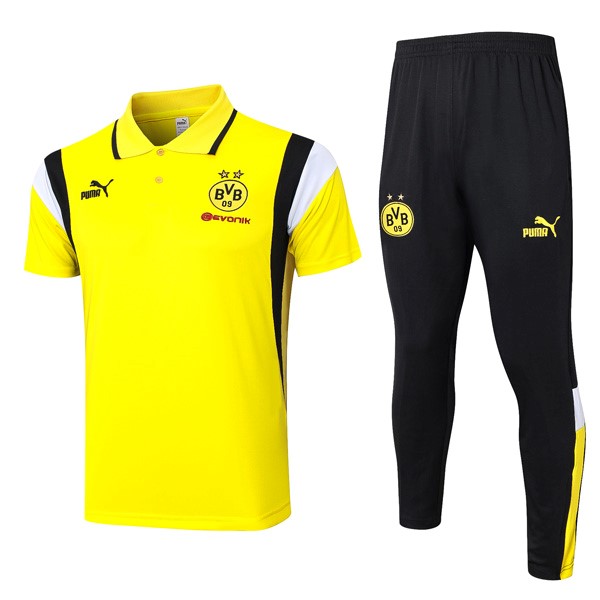 Polo Borussia Dortmund Conjunto Completo 2024 Gelb